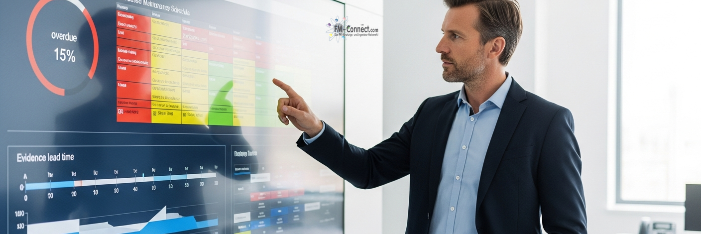 Risikobasierte Prüf- und Wartungsplanung mit Prüfkalender zur Priorisierung von Maßnahmen und Sicherstellung der Anlagenverfügbarkeit