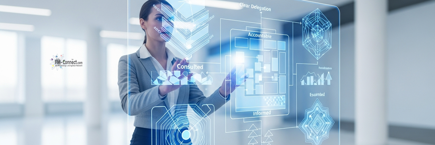 Betreiberverantwortung im Facility Management mit RACI-Matrix zur klaren Zuordnung von Rollen und Verantwortlichkeiten