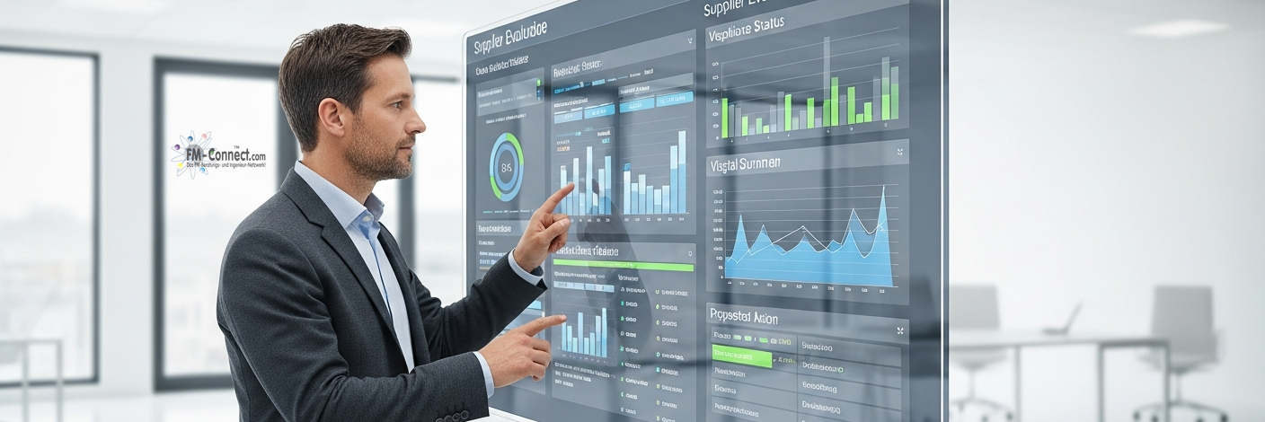 Bewertungsdatenbank für Fremdfirmen zur strukturierten Lieferantenbewertung im Facility Management aufbauen