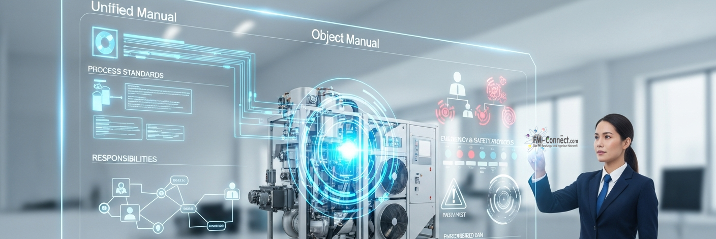 Objekthandbuch im Facility Management zur strukturierten Dokumentation von Gebäudedaten und Betriebsprozessen
