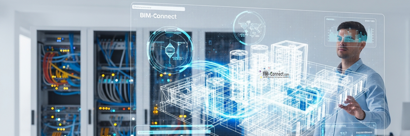 BIM-Informationsmodell zur digitalen Verwaltung von Gebäudedaten im Facility Management Betrieb
