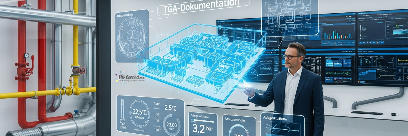 Technische Dokumentation und Daten zur strukturierten Verwaltung von Anlageninformationen im Facility Management