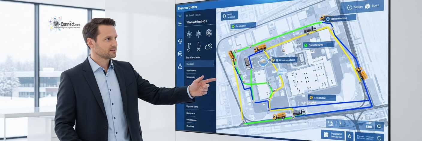 Winterdienst und Außenanlagenpflege organisieren und steuern sichere Wege und gepflegte Außenbereiche gewährleisten